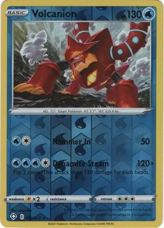Shining Fates Volcanion #25/72 reverse holo